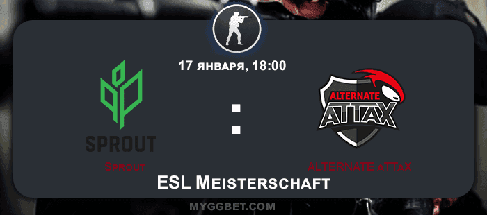 Sprout — ALTERNATE aTTaX: прогноз на матч 17 января 2021 года